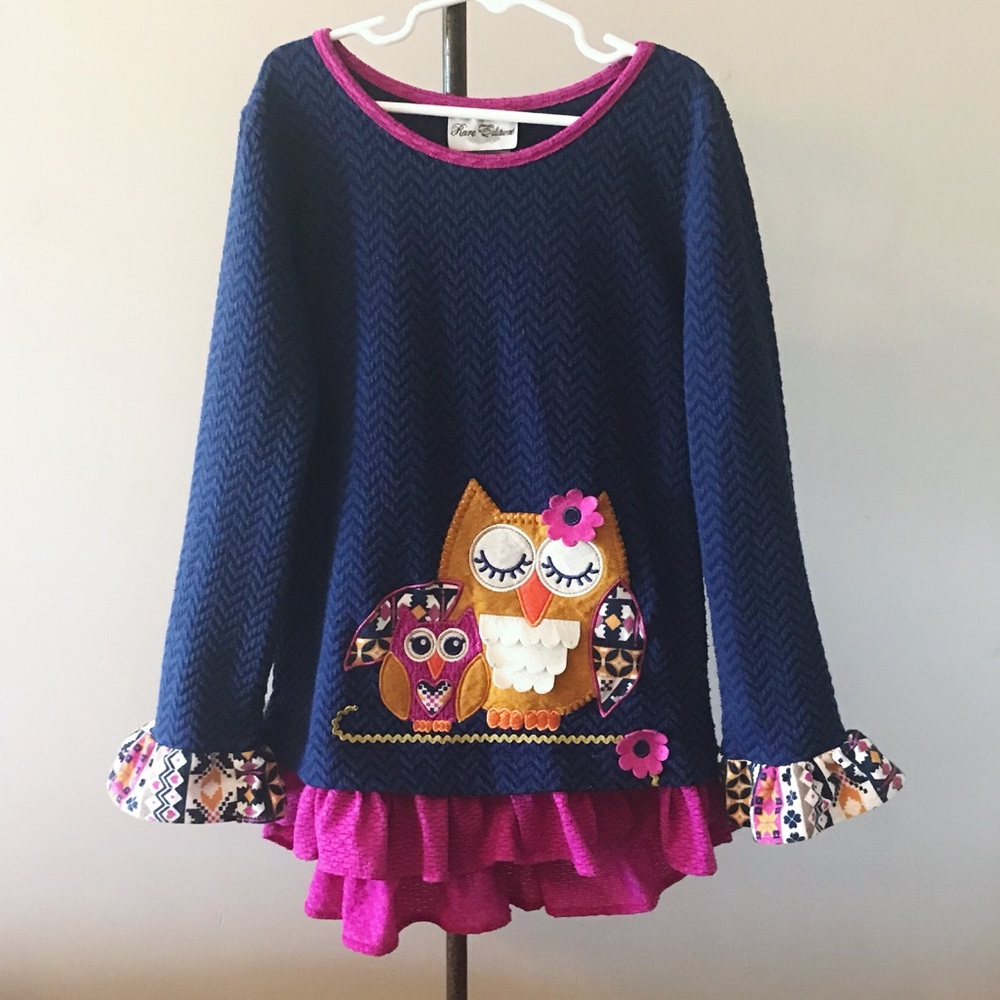 Girls Rare Editions ruffled tunic/dress